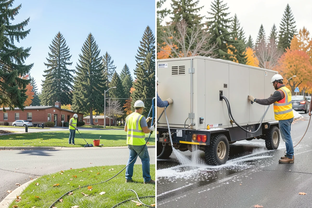 Engineered Wood Fiber Surfacing in La Conner, Skagit County, WA - Install sub-base, drainage, and edge containment