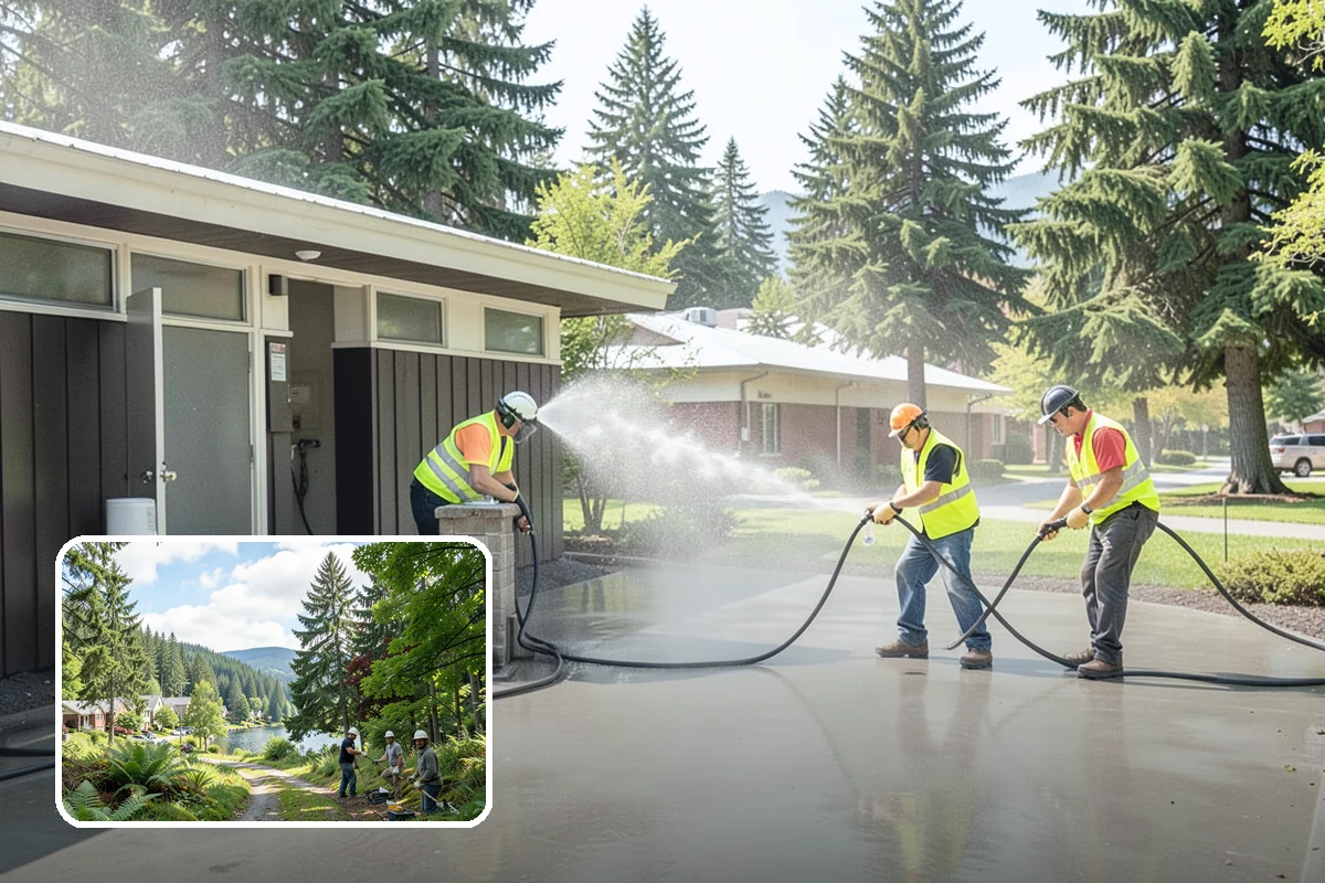 Engineered Wood Fiber Surfacing in Lake Forest Park, King County, WA - Offers an economical accessible surfacing option