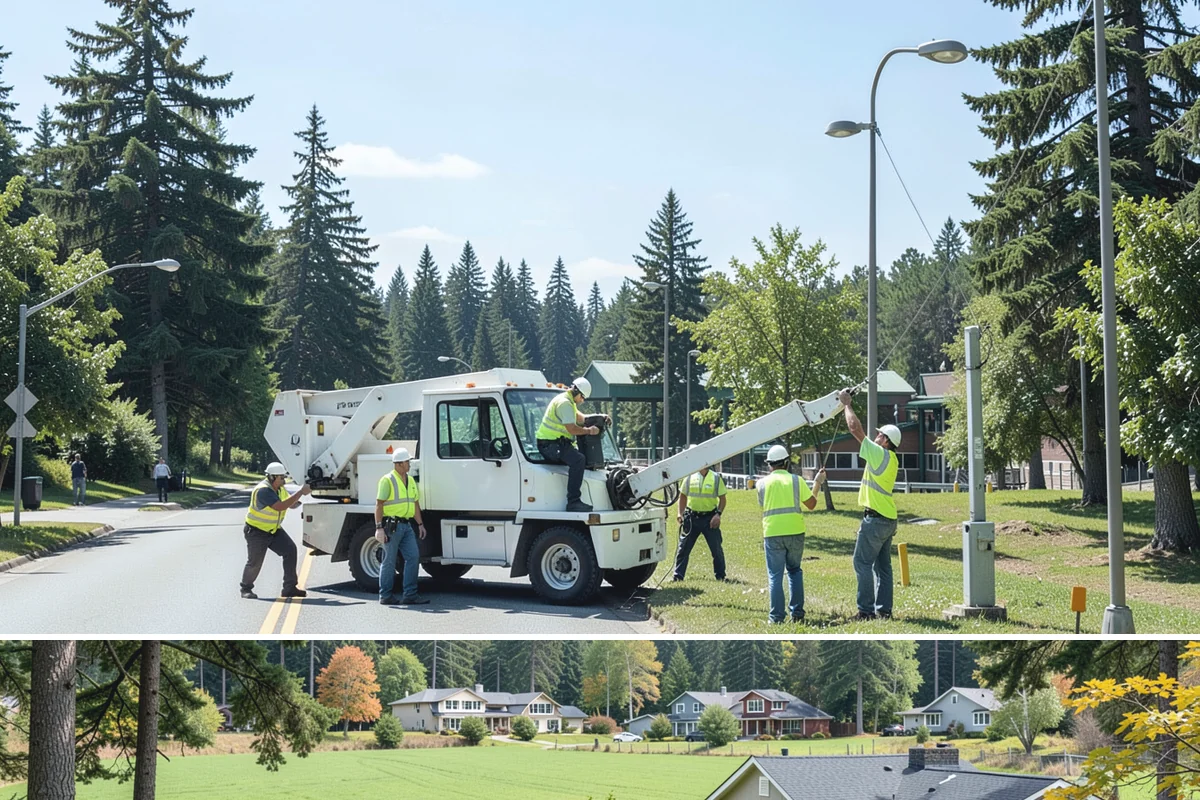 Engineered Wood Fiber Surfacing in Lyman, Skagit County, WA - Wood fiber can be installed in most conditions, but drier weather aids grading, drainage work, and initial compaction.