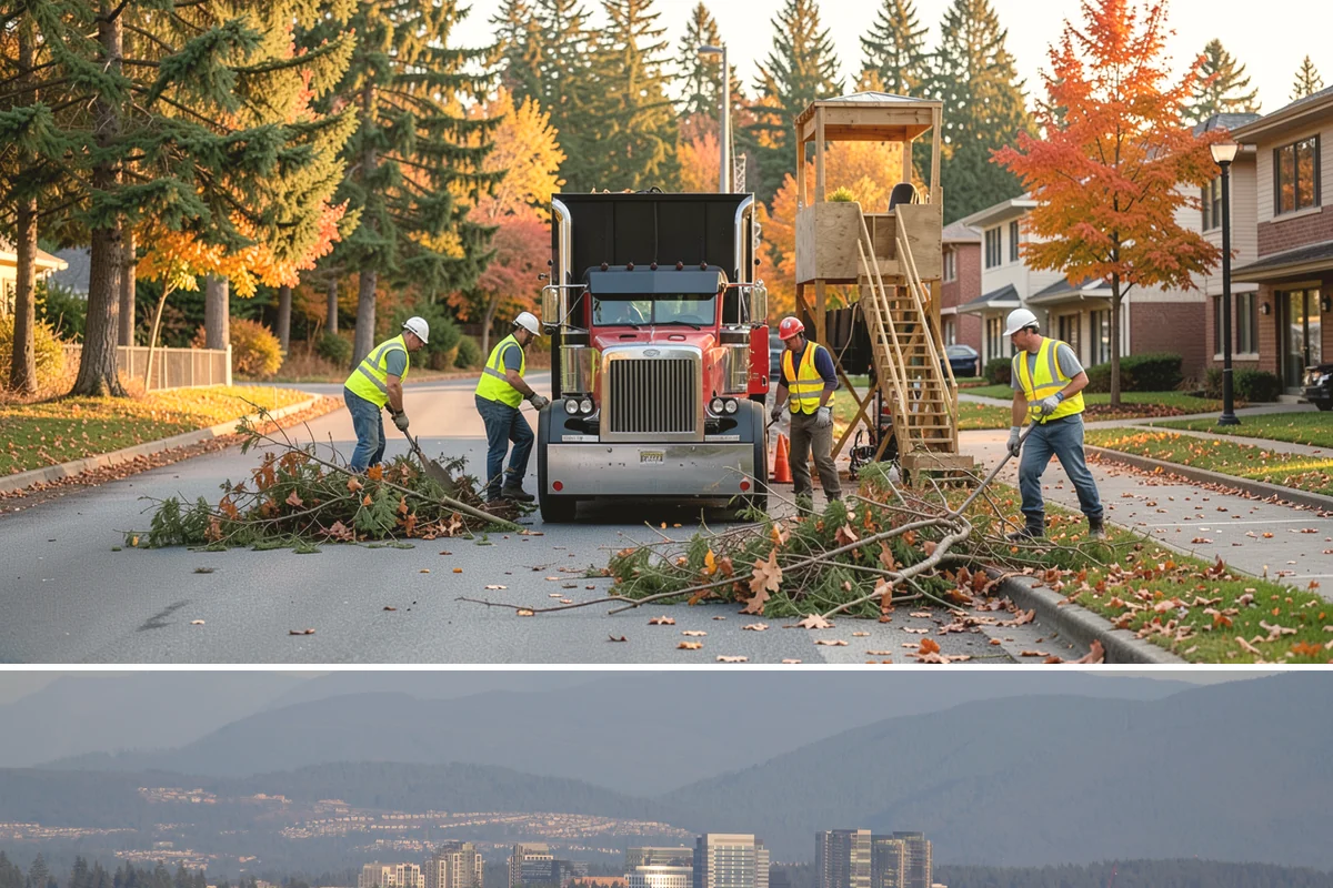 Engineered Wood Fiber Surfacing in Medina, King County, WA - Wood fiber can be installed in most conditions, but drier weather aids grading, drainage work, and initial compaction.