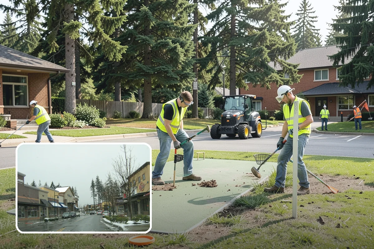 Engineered Wood Fiber Surfacing in Mill Creek, Snohomish County, WA - Offers an economical accessible surfacing option
