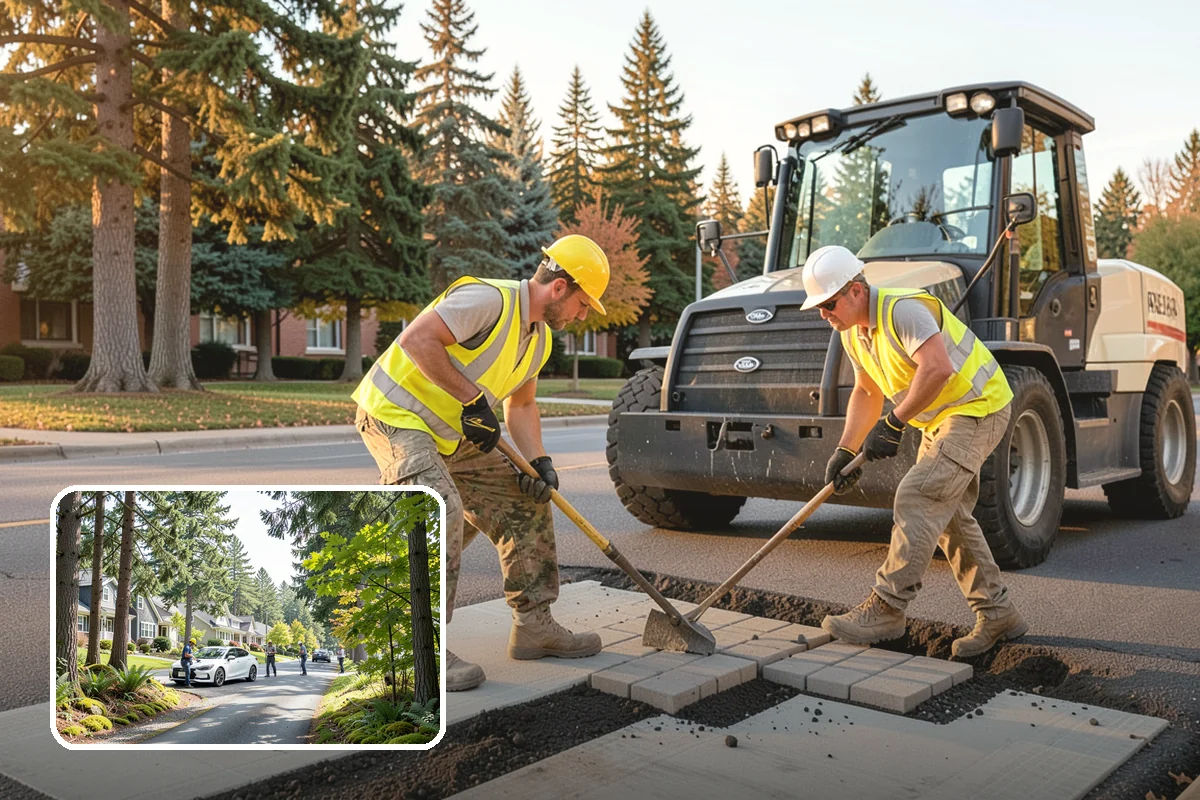 Engineered Wood Fiber Surfacing in Normandy Park, King County, WA - Offers an economical accessible surfacing option