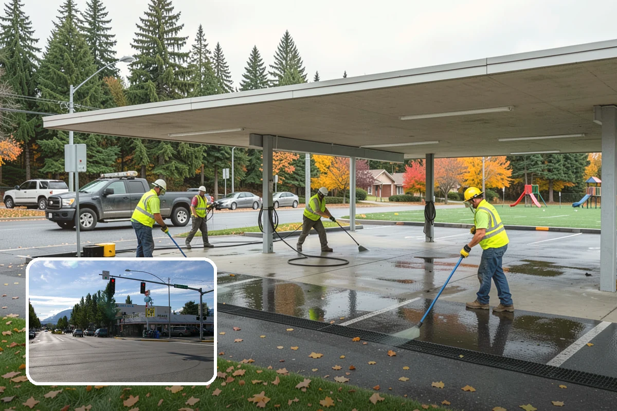 Engineered Wood Fiber Surfacing in North Bend, King County, WA - Offers an economical accessible surfacing option