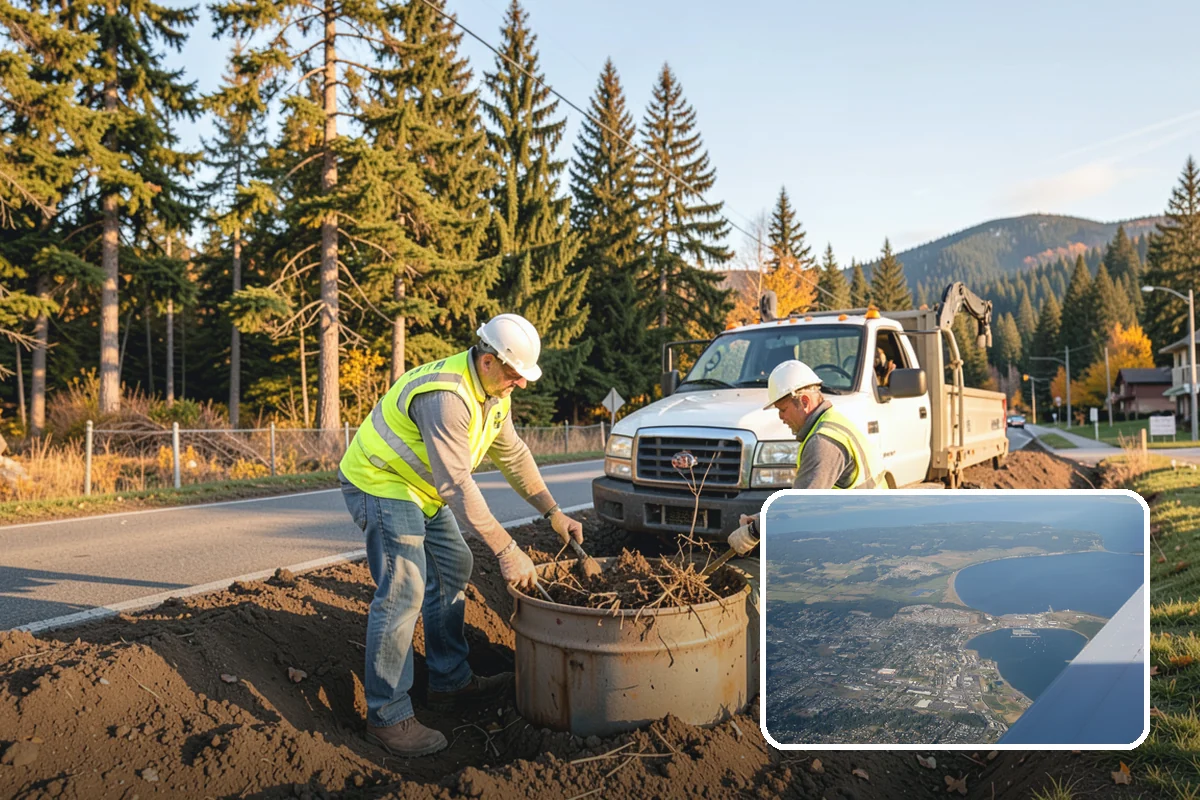 Engineered Wood Fiber Surfacing in Oak Harbor, Island County, WA - Offers an economical accessible surfacing option