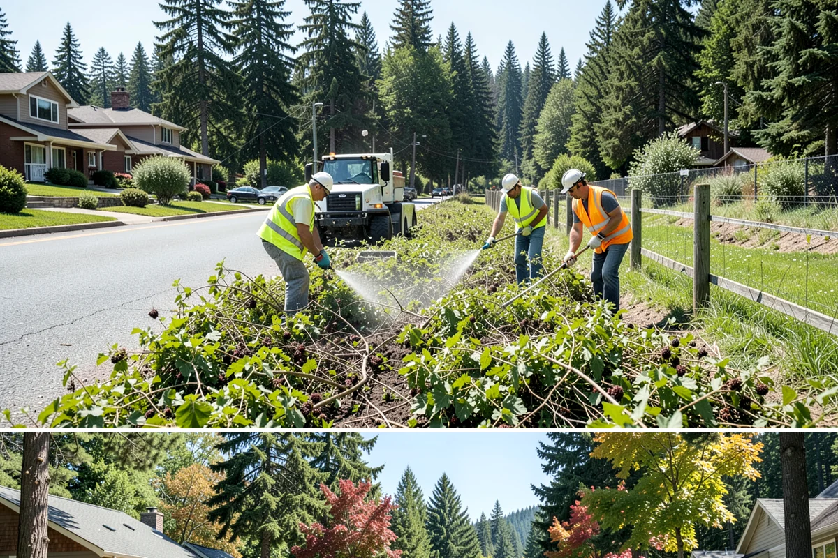 Engineered Wood Fiber Surfacing in Orting, Pierce County, WA - Wood fiber can be installed in most conditions, but drier weather aids grading, drainage work, and initial compaction.