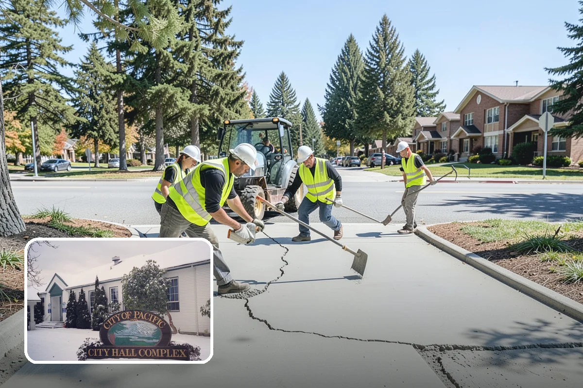 Engineered Wood Fiber Surfacing in Pacific, King County, WA - Offers an economical accessible surfacing option