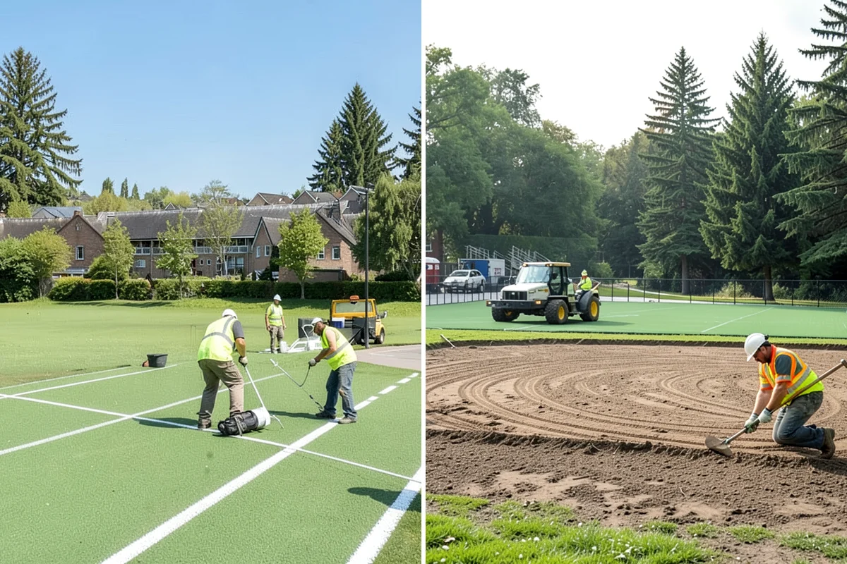 Engineered Wood Fiber Surfacing in Pacific, King County, WA - Install sub-base, drainage, and edge containment