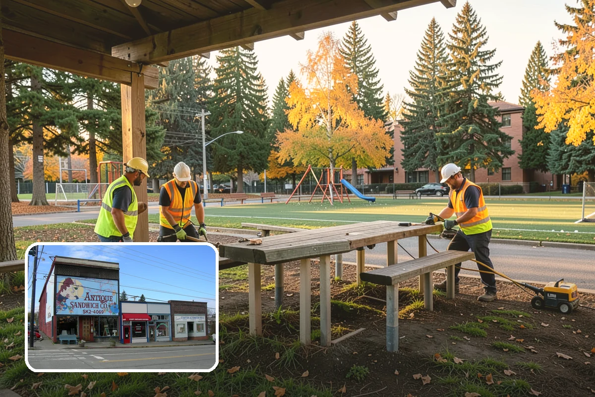 Engineered Wood Fiber Surfacing in Ruston, Pierce County, WA - Offers an economical accessible surfacing option