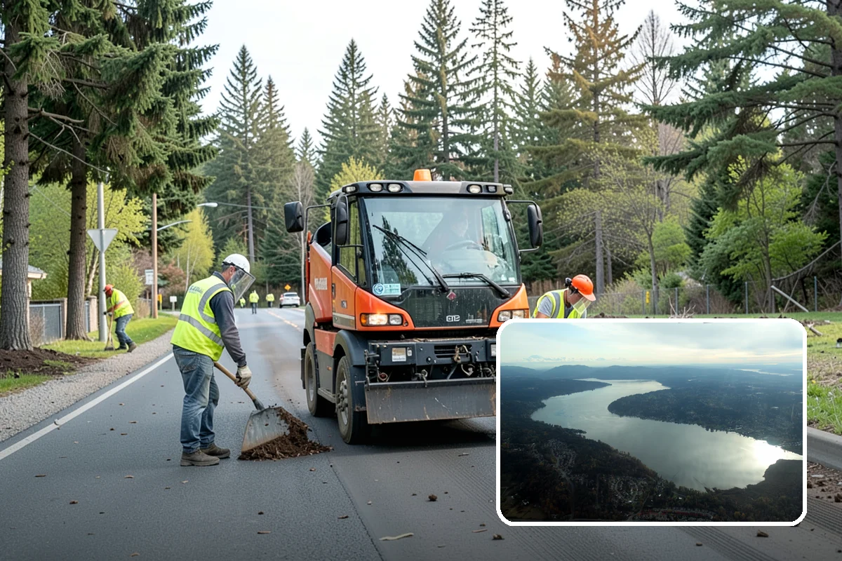 Engineered Wood Fiber Surfacing in Sammamish, King County, WA - Offers an economical accessible surfacing option