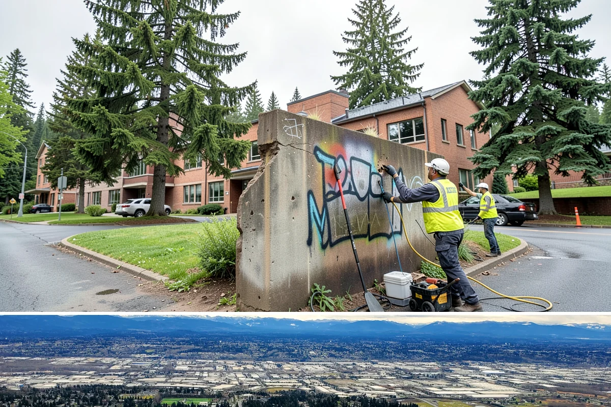 Engineered Wood Fiber Surfacing in SeaTac, King County, WA - Wood fiber can be installed in most conditions, but drier weather aids grading, drainage work, and initial compaction.