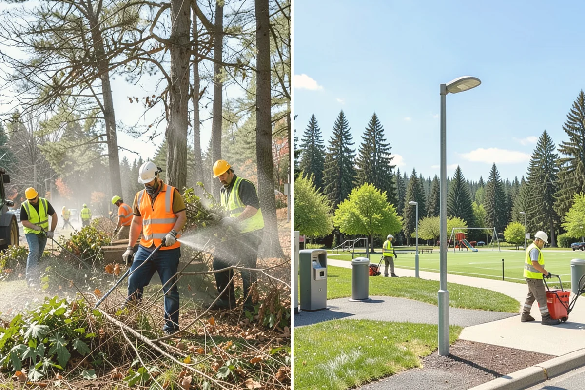 Engineered Wood Fiber Surfacing in Stanwood, Snohomish County, WA - Install sub-base, drainage, and edge containment