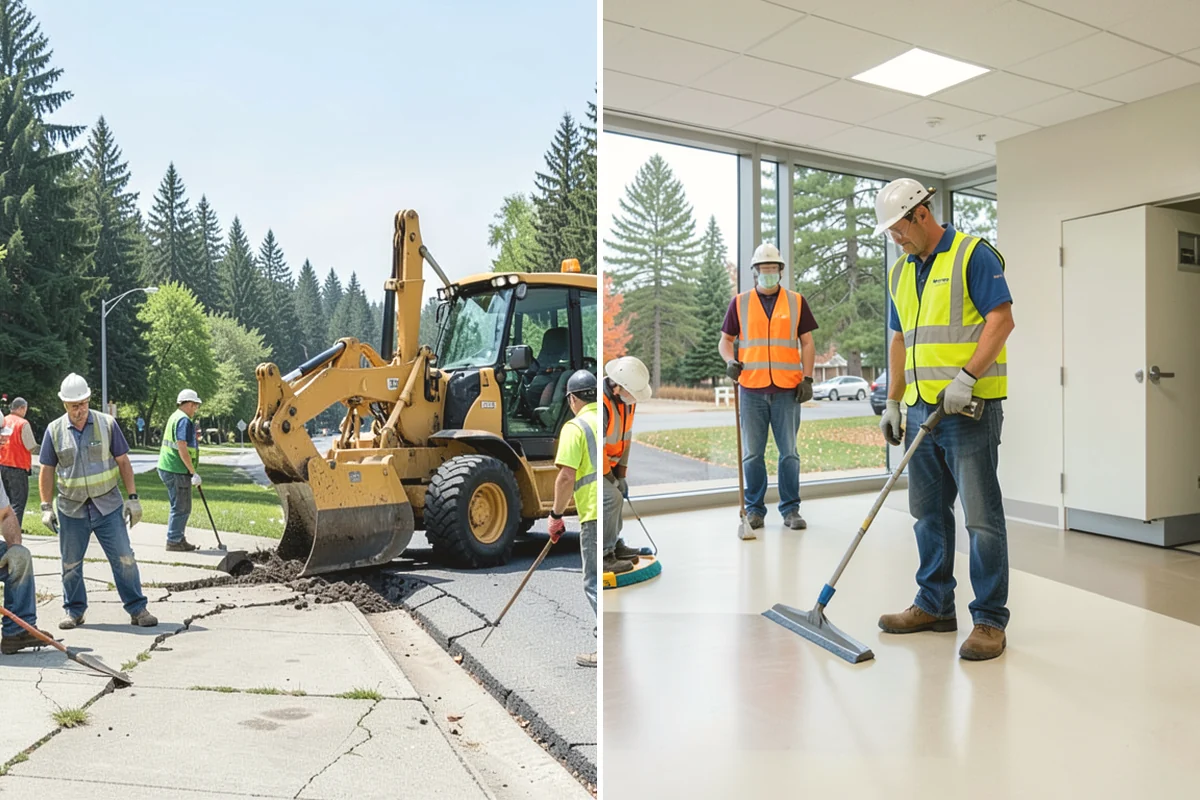 Engineered Wood Fiber Surfacing in Tacoma, Pierce County, WA - Install sub-base, drainage, and edge containment