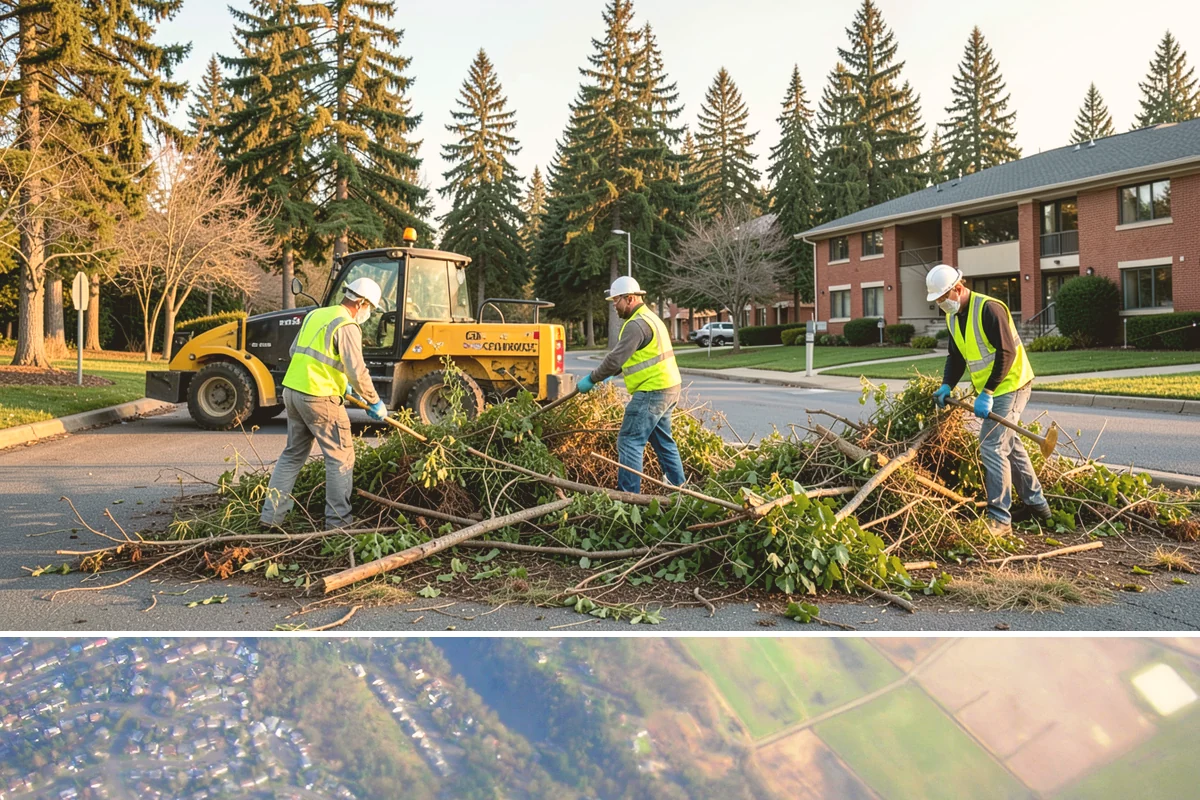Equipment Mobilization in Algona, King County, WA - Mobilization for exterior projects clusters in the dry season, when most heavy civil work is underway.