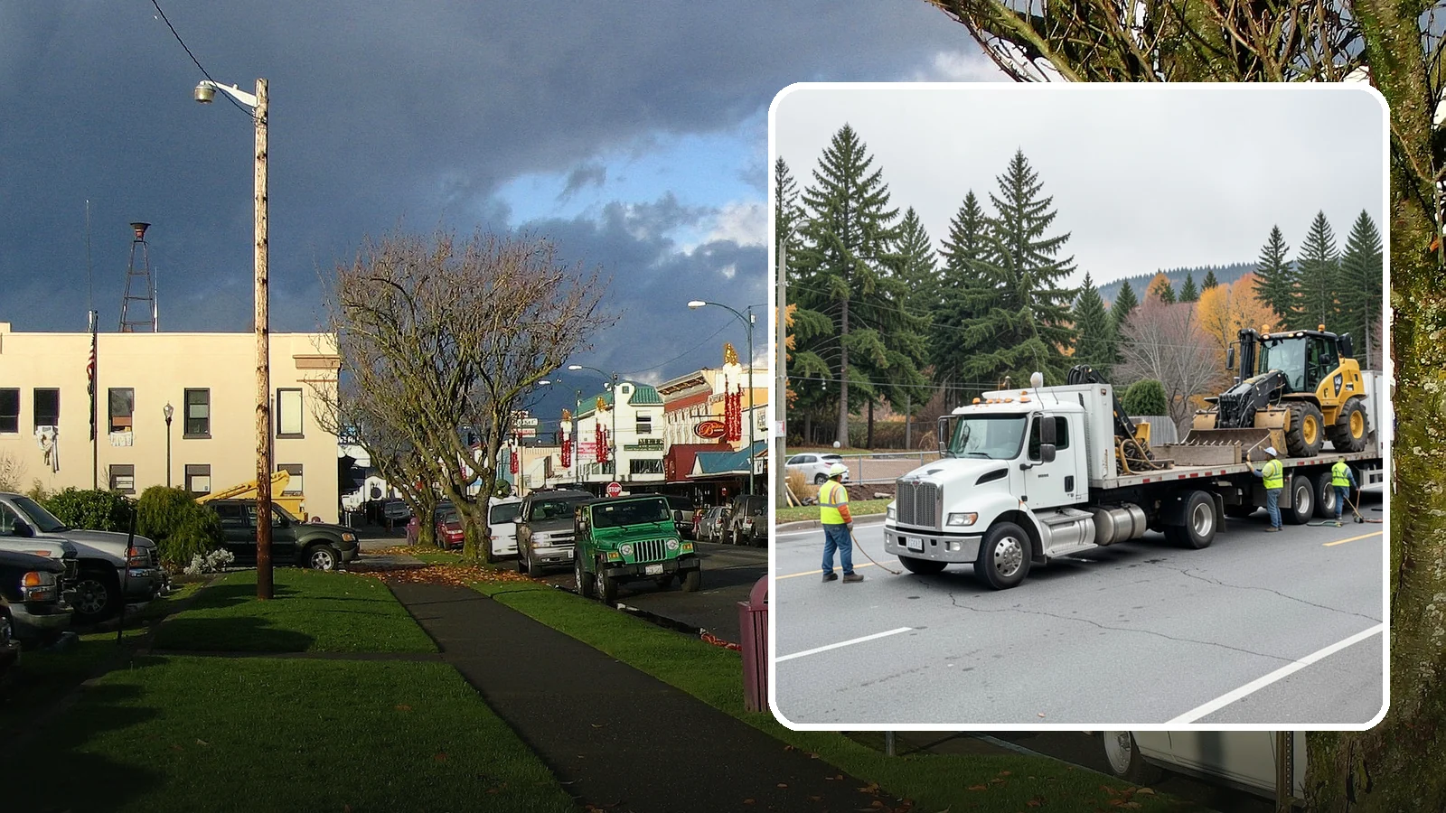 Equipment Mobilization in Arlington, Snohomish County, WA - Transport of heavy equipment to and from municipal work sites on the required schedule.