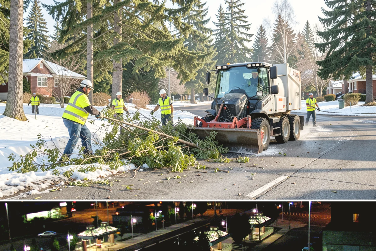 Equipment Mobilization in Auburn, King County, WA - Mobilization for exterior projects clusters in the dry season, when most heavy civil work is underway.