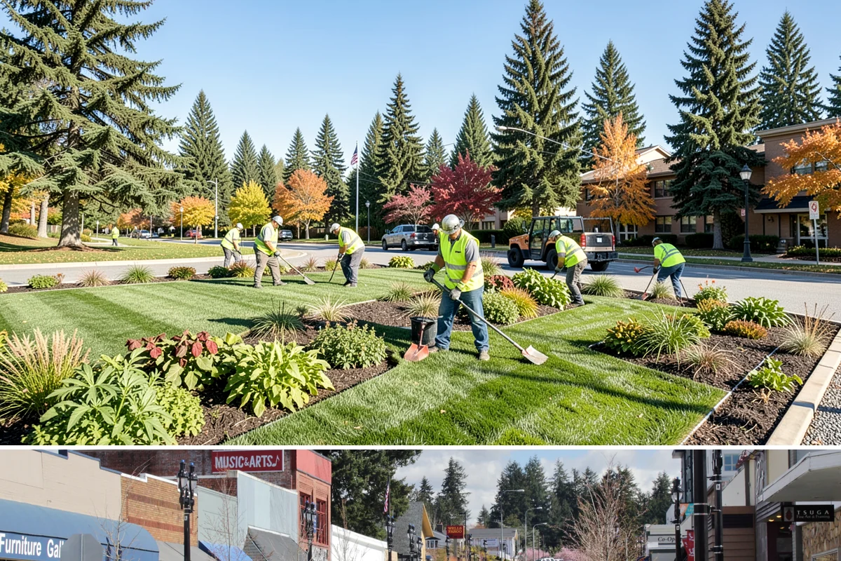 Equipment Mobilization in Bothell, King County, WA - Mobilization for exterior projects clusters in the dry season, when most heavy civil work is underway.