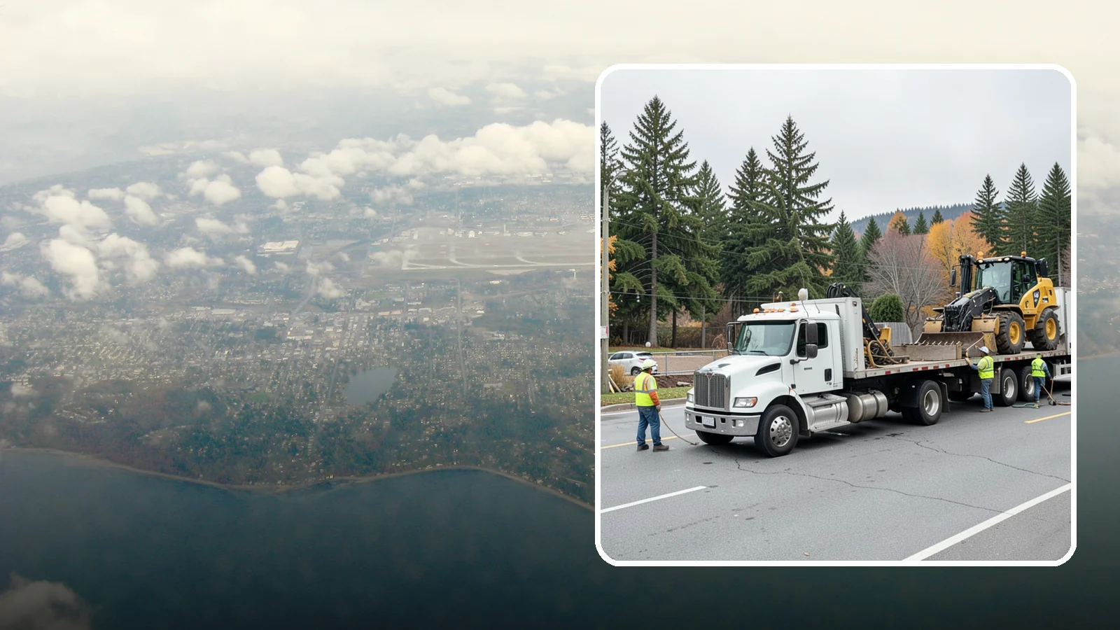 Equipment Mobilization in Burien, King County, WA - Transport of heavy equipment to and from municipal work sites on the required schedule.