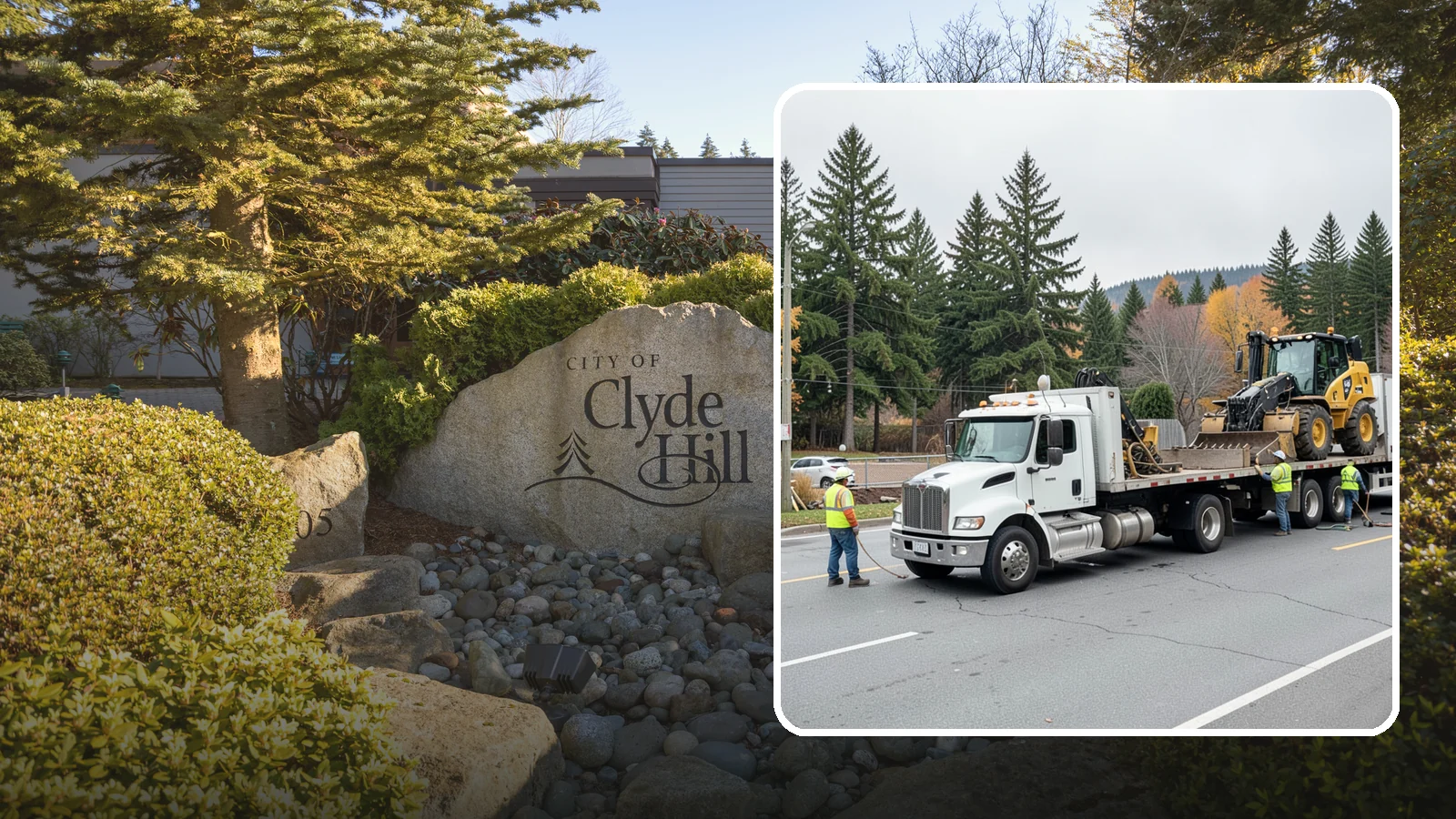 Equipment Mobilization in Clyde Hill, King County, WA - Transport of heavy equipment to and from municipal work sites on the required schedule.