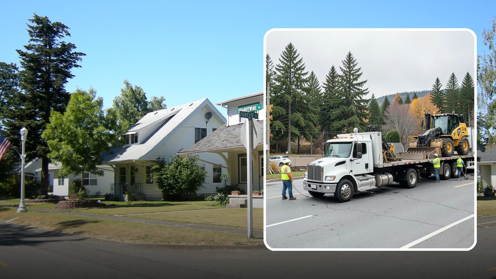 Equipment Mobilization in DuPont, Pierce County, WA - Transport of heavy equipment to and from municipal work sites on the required schedule.
