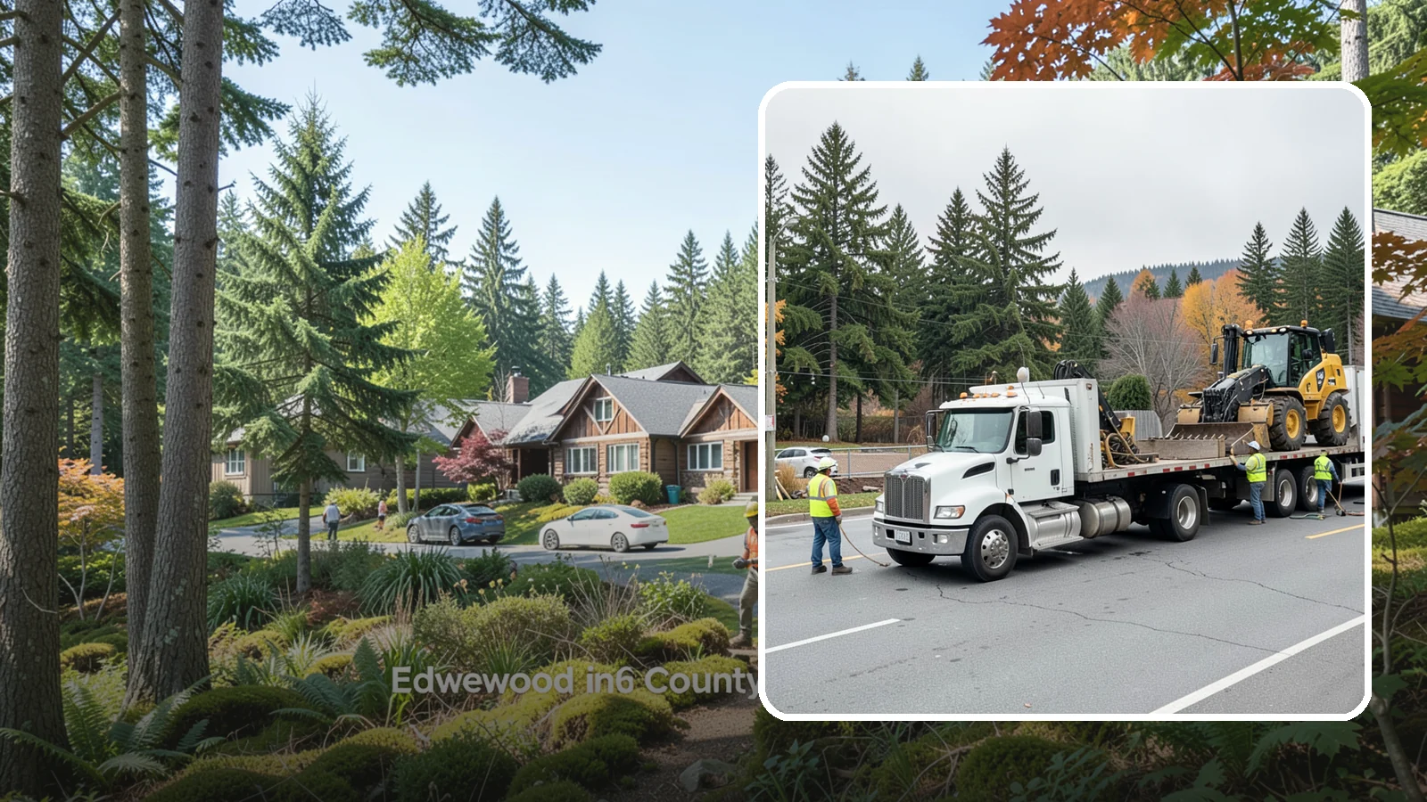Equipment Mobilization in Edgewood, Pierce County, WA - Transport of heavy equipment to and from municipal work sites on the required schedule.