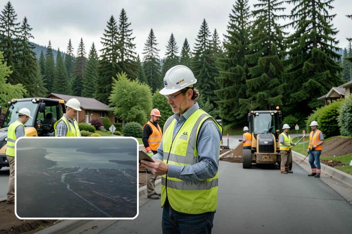 Equipment Mobilization in Fife, Pierce County, WA - Permitted transport of oversized loads