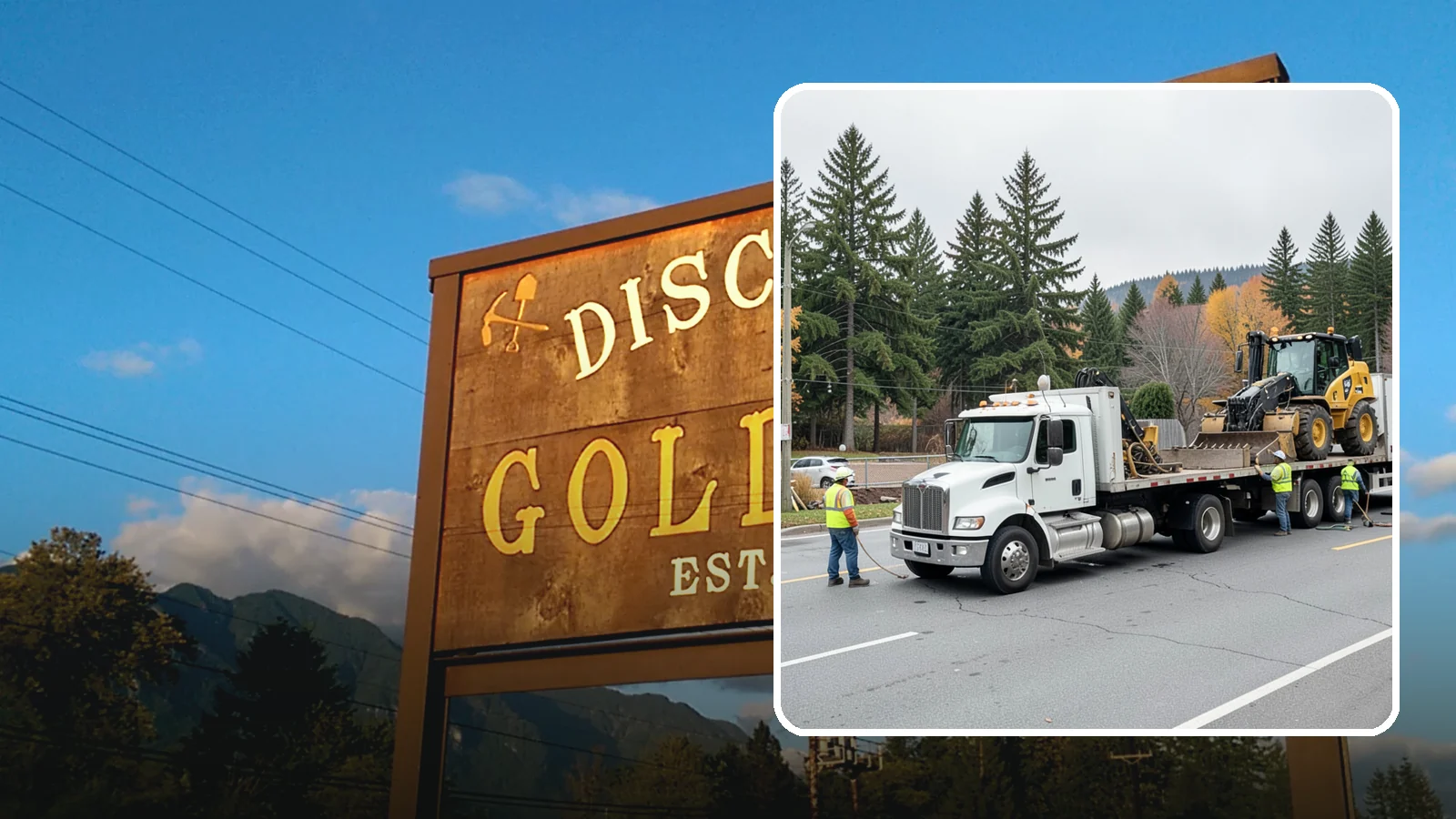 Equipment Mobilization in Gold Bar, Snohomish County, WA - Transport of heavy equipment to and from municipal work sites on the required schedule.