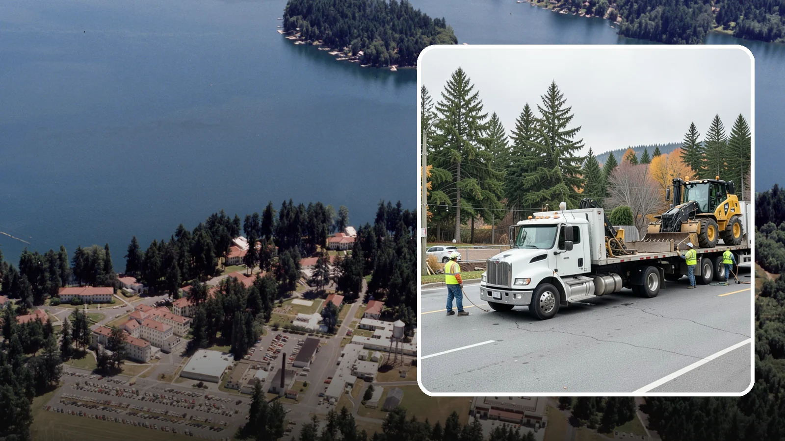 Equipment Mobilization in Lakewood, Pierce County, WA - Transport of heavy equipment to and from municipal work sites on the required schedule.