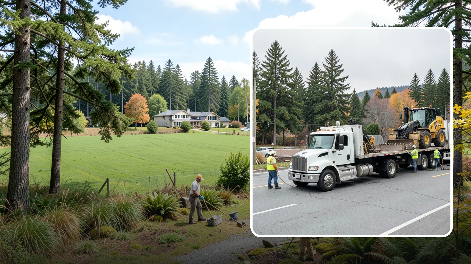 Equipment Mobilization in Lyman, Skagit County, WA - Transport of heavy equipment to and from municipal work sites on the required schedule.