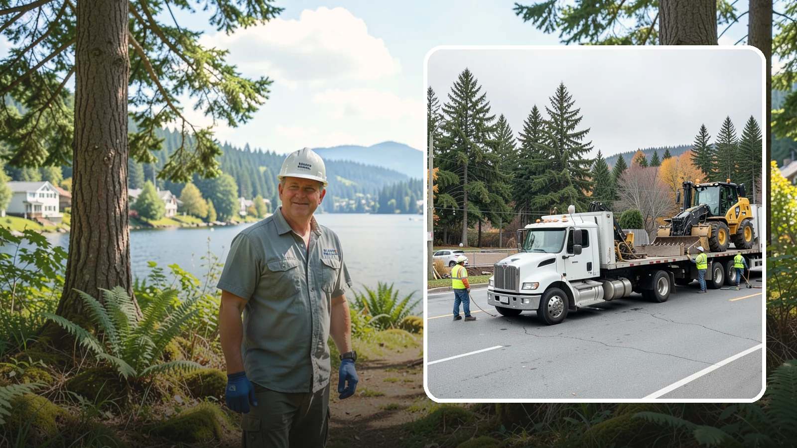 Equipment Mobilization in Milton, King County, WA - Transport of heavy equipment to and from municipal work sites on the required schedule.