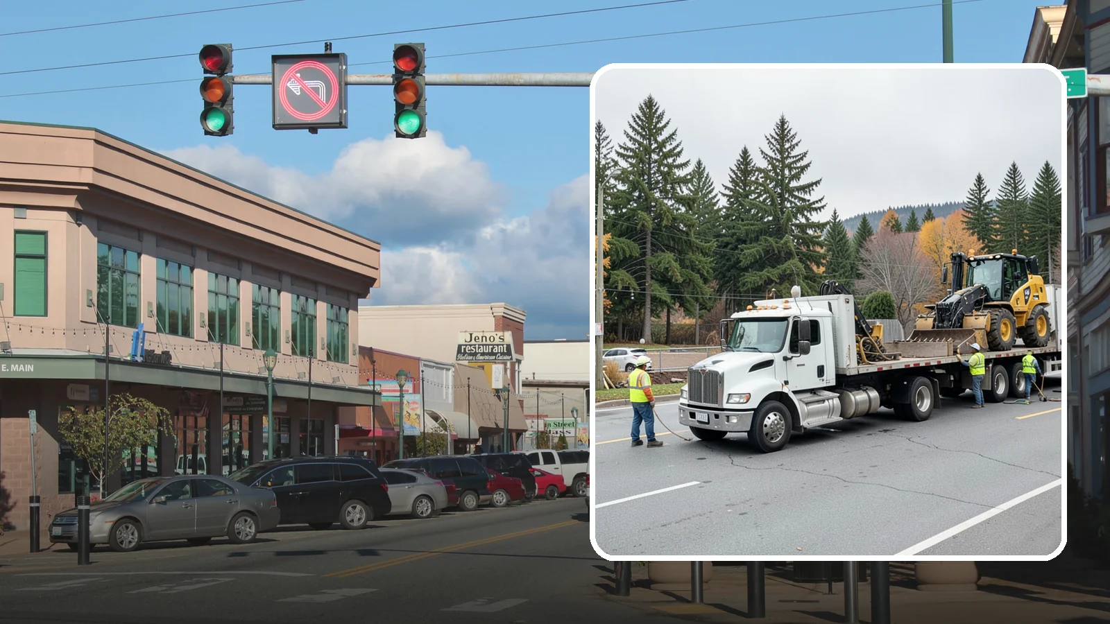Equipment Mobilization in Monroe, Snohomish County, WA - Transport of heavy equipment to and from municipal work sites on the required schedule.