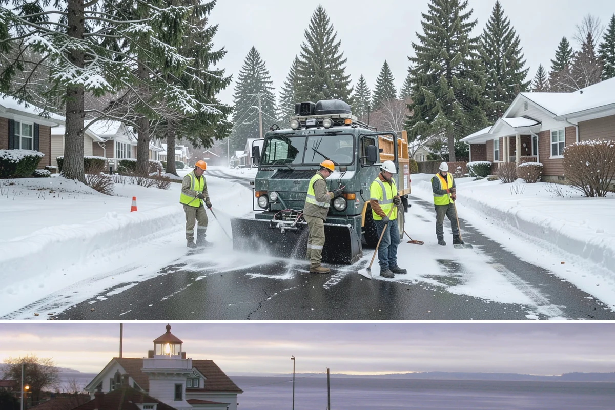 Equipment Mobilization in Mukilteo, Snohomish County, WA - Mobilization for exterior projects clusters in the dry season, when most heavy civil work is underway.