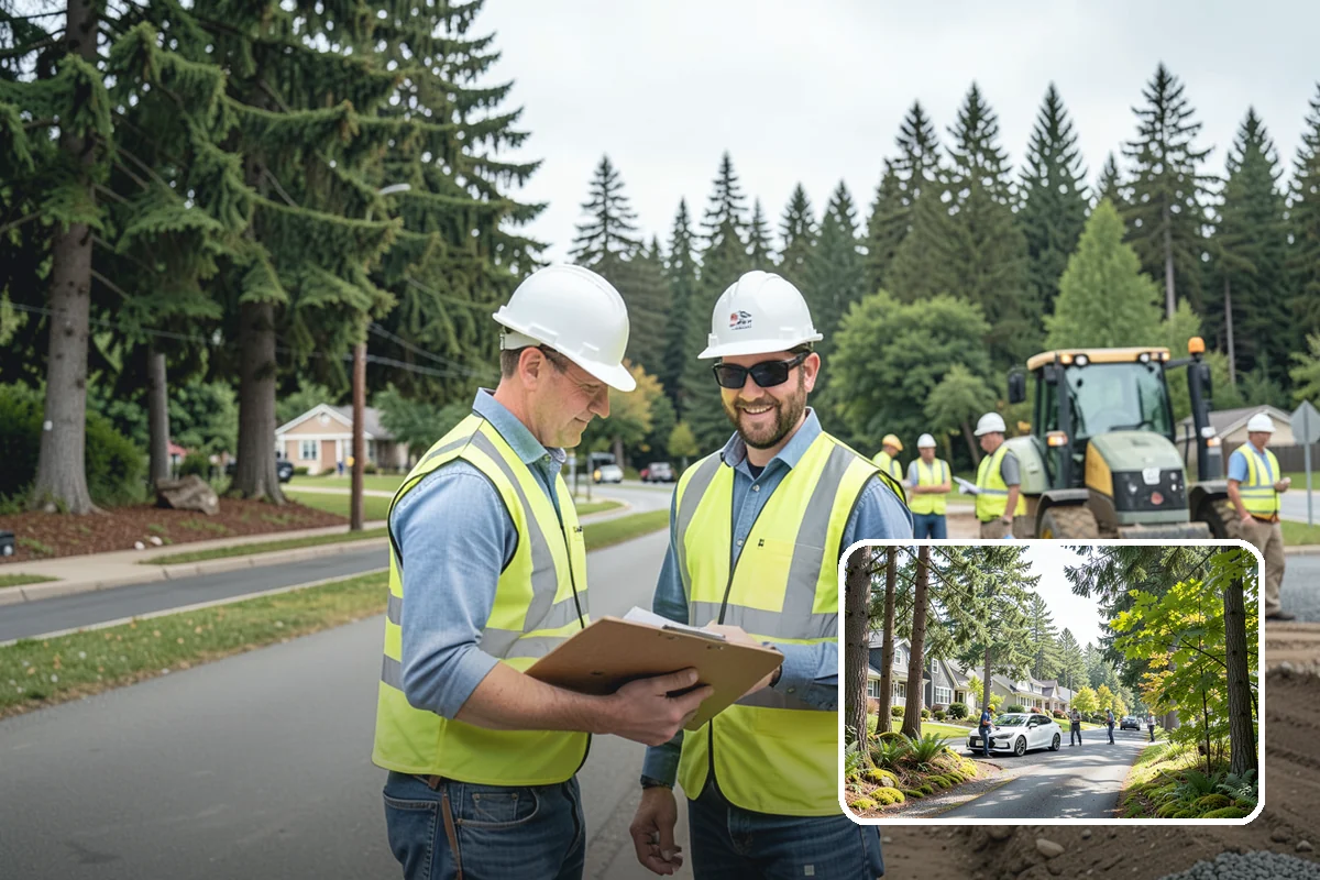 Equipment Mobilization in Normandy Park, King County, WA - Permitted transport of oversized loads