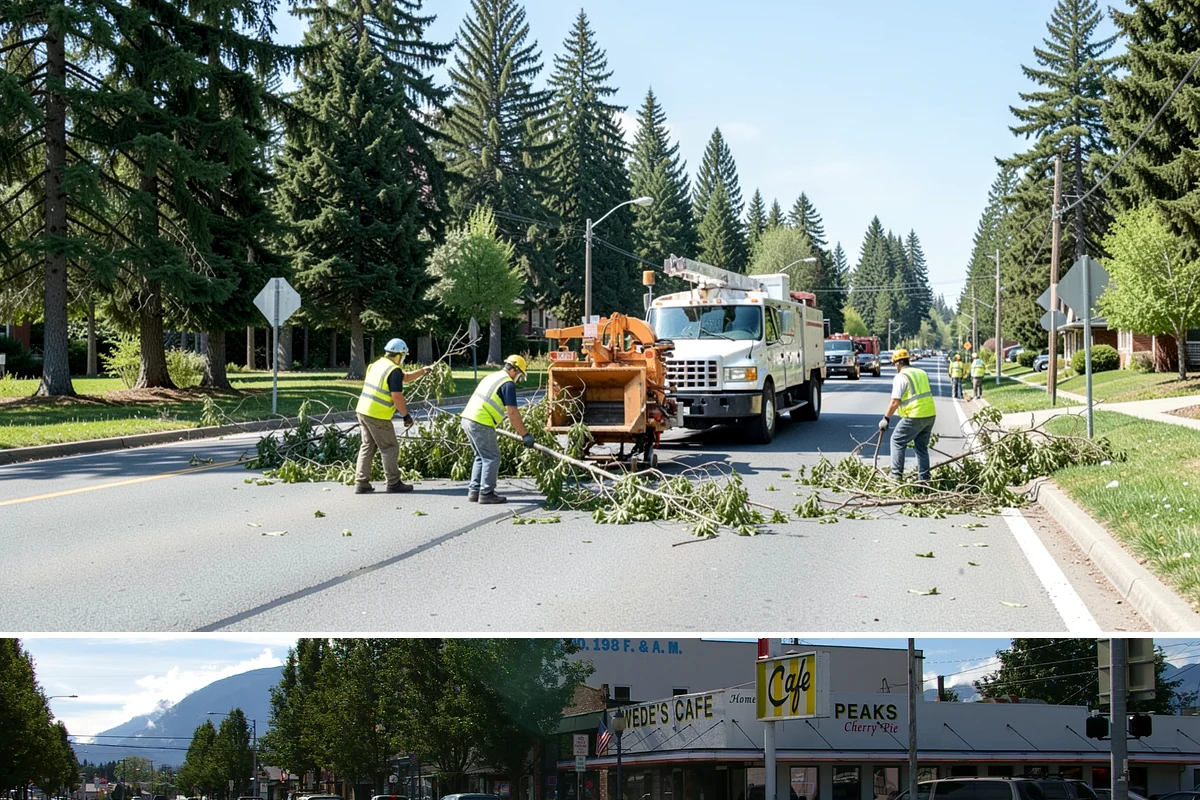 Equipment Mobilization in North Bend, King County, WA - Mobilization for exterior projects clusters in the dry season, when most heavy civil work is underway.