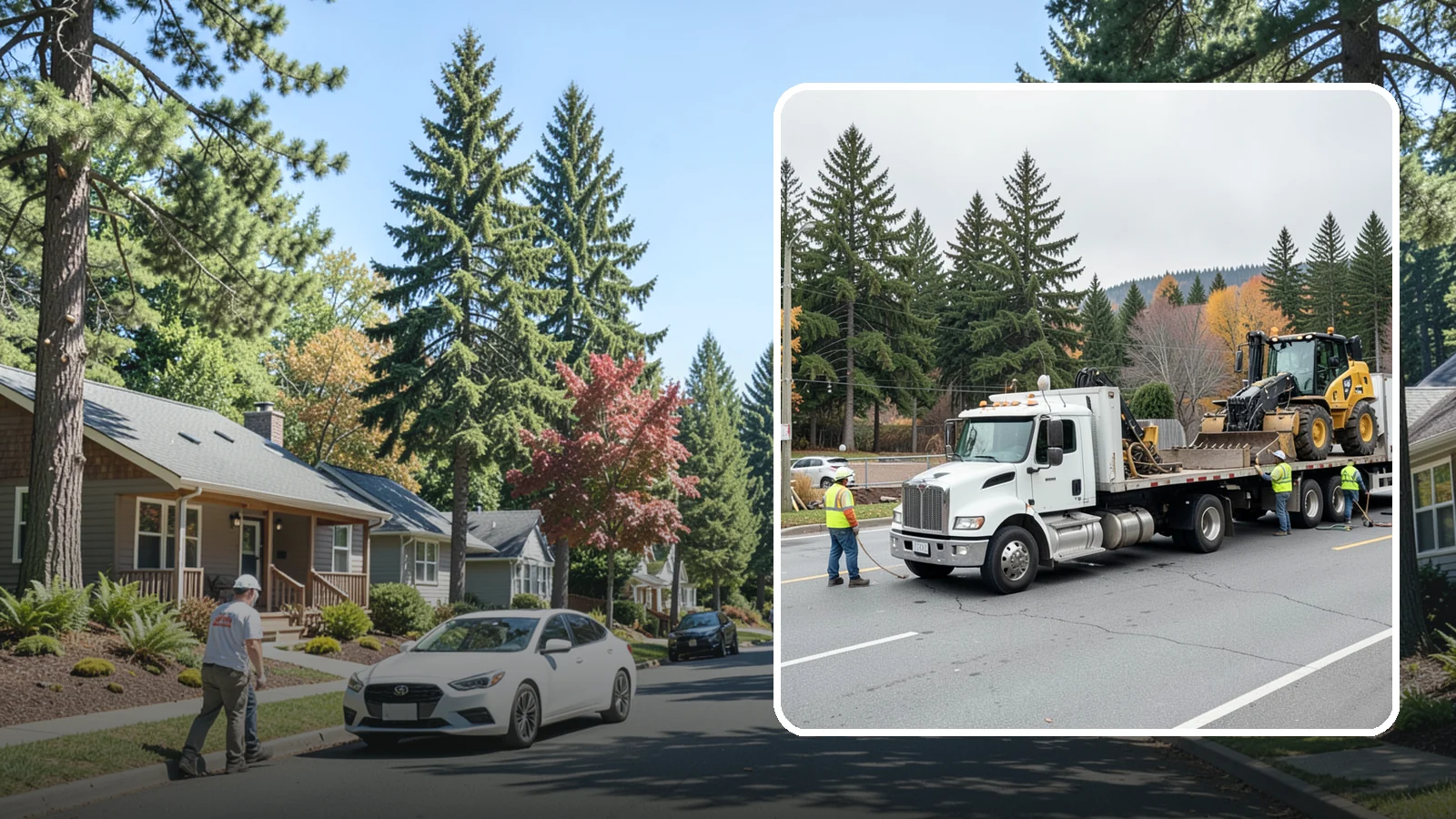 Equipment Mobilization in Orting, Pierce County, WA - Transport of heavy equipment to and from municipal work sites on the required schedule.