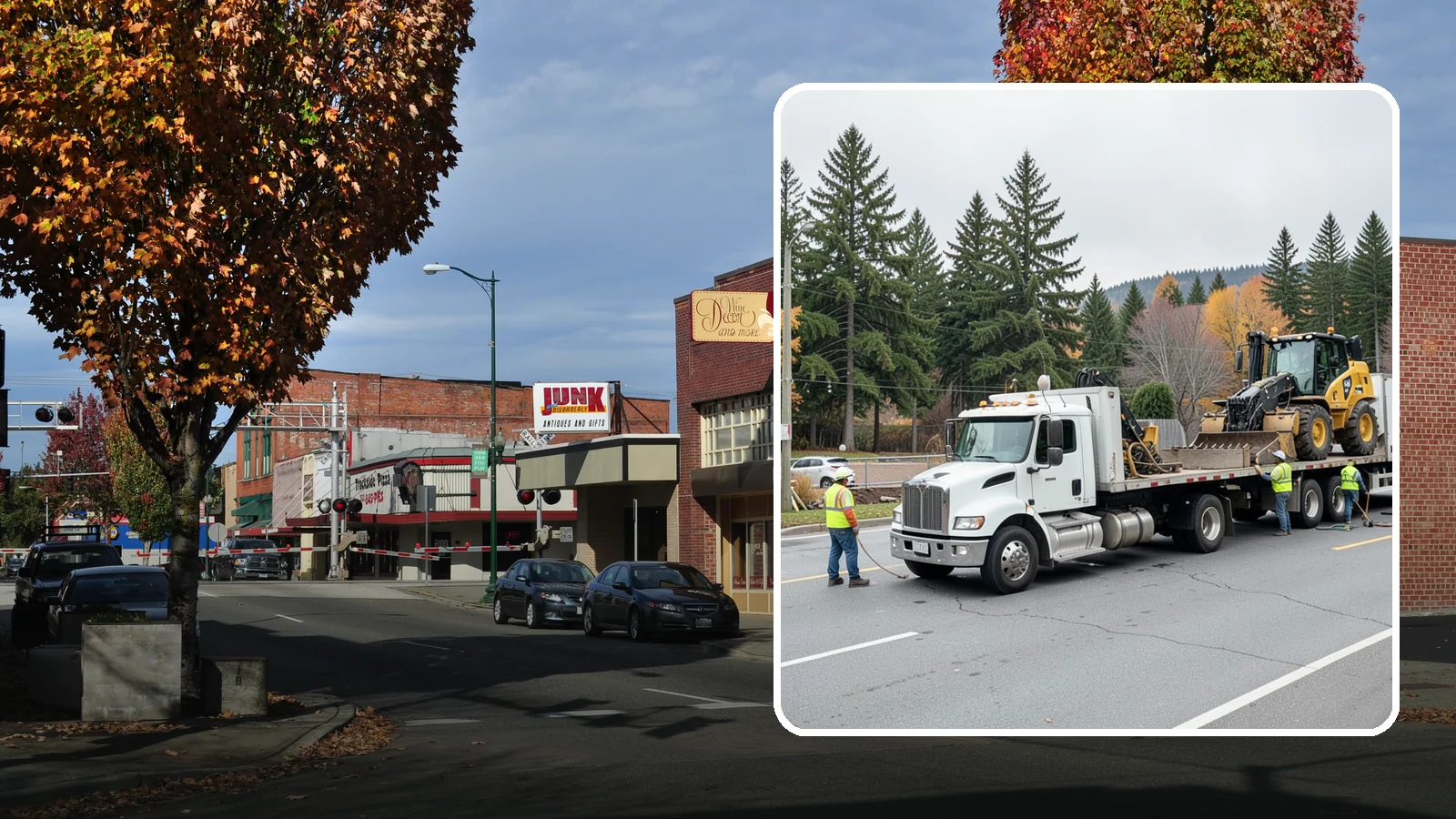 Equipment Mobilization in Puyallup, Pierce County, WA - Transport of heavy equipment to and from municipal work sites on the required schedule.