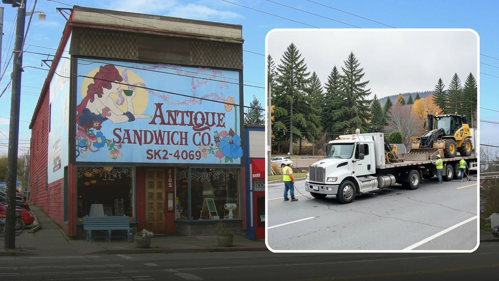 Equipment Mobilization in Ruston, Pierce County, WA - Transport of heavy equipment to and from municipal work sites on the required schedule.
