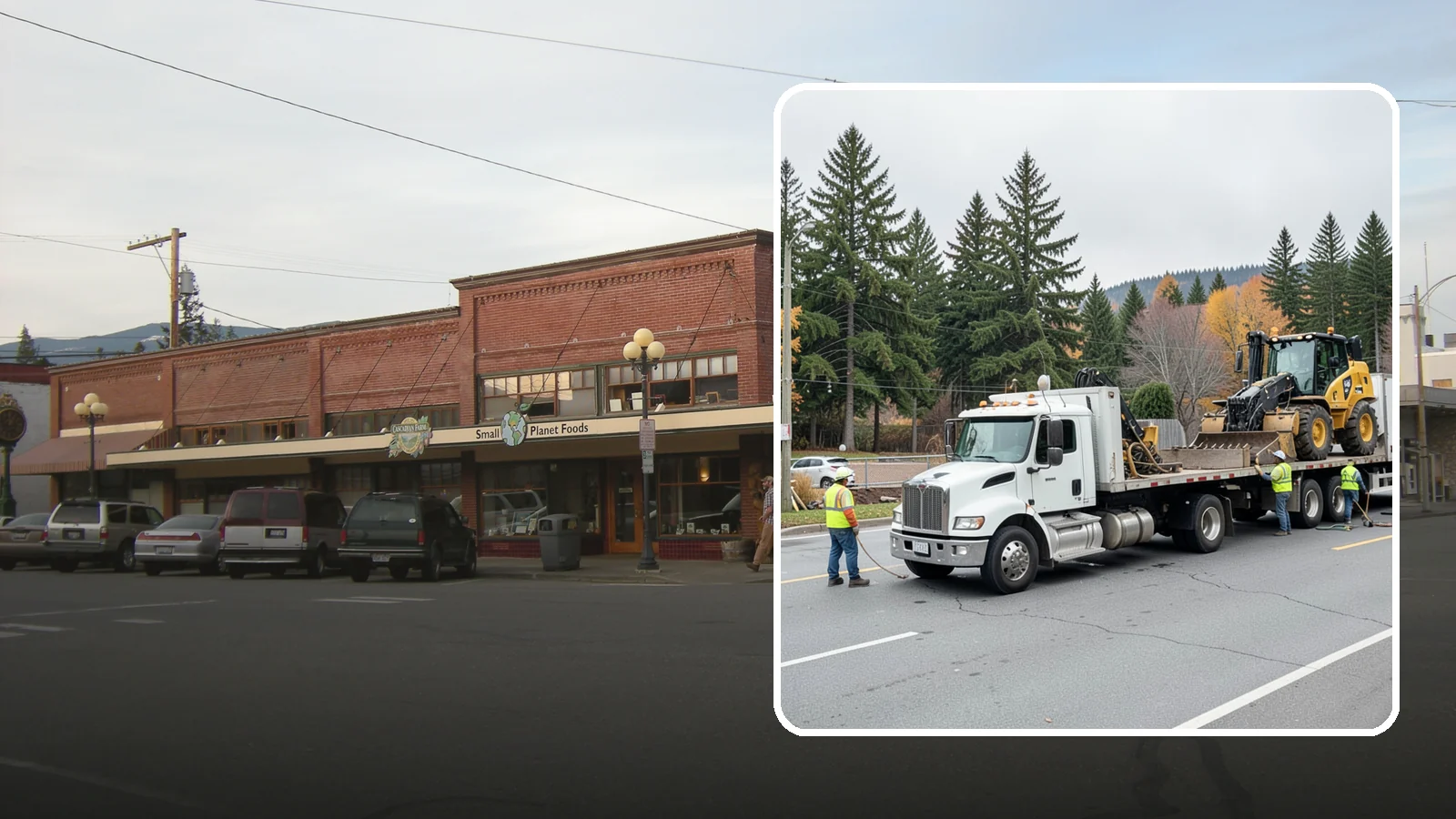 Equipment Mobilization in Sedro-Woolley, Skagit County, WA - Transport of heavy equipment to and from municipal work sites on the required schedule.
