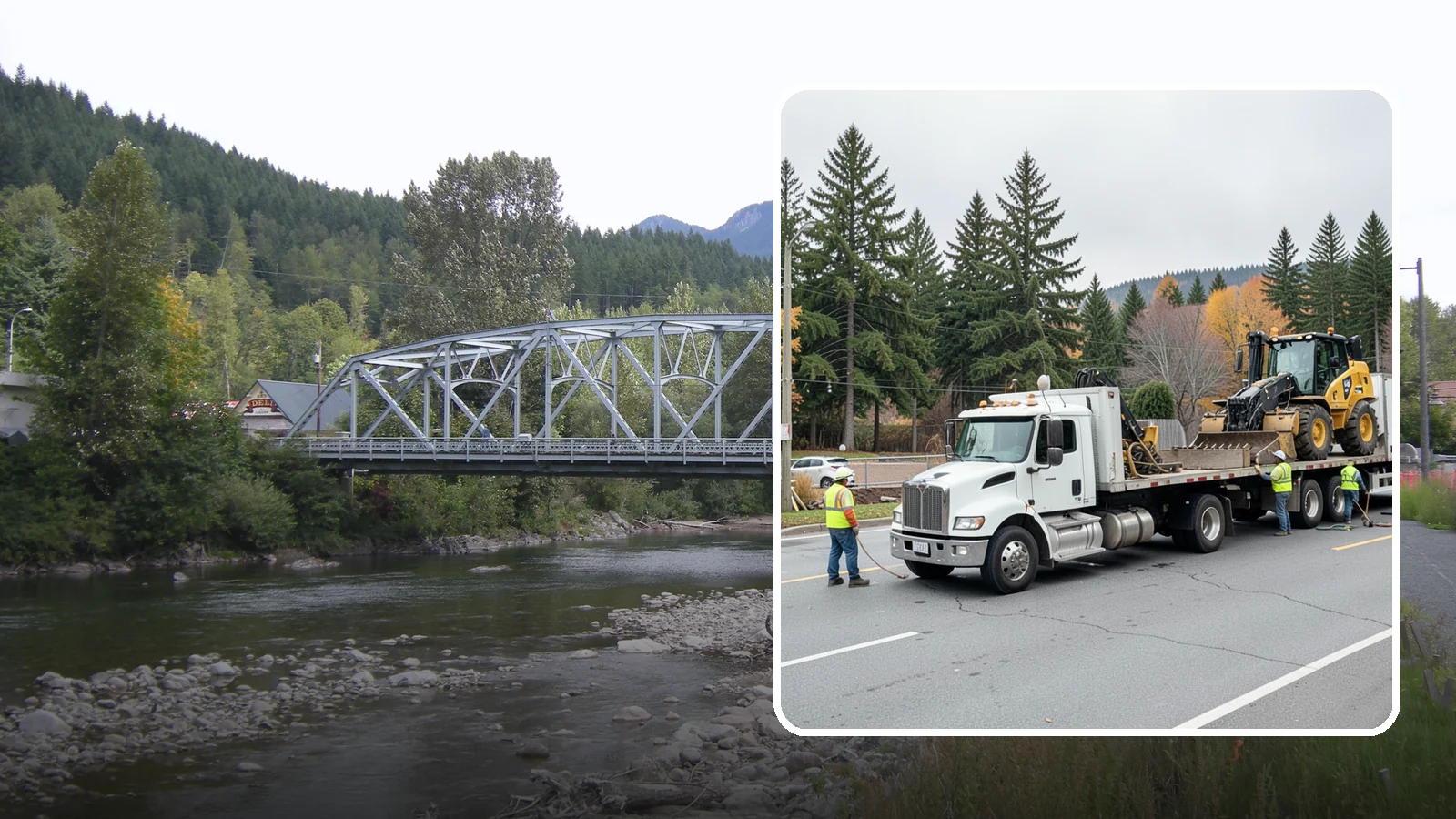 Equipment Mobilization in Skykomish, King County, WA - Transport of heavy equipment to and from municipal work sites on the required schedule.