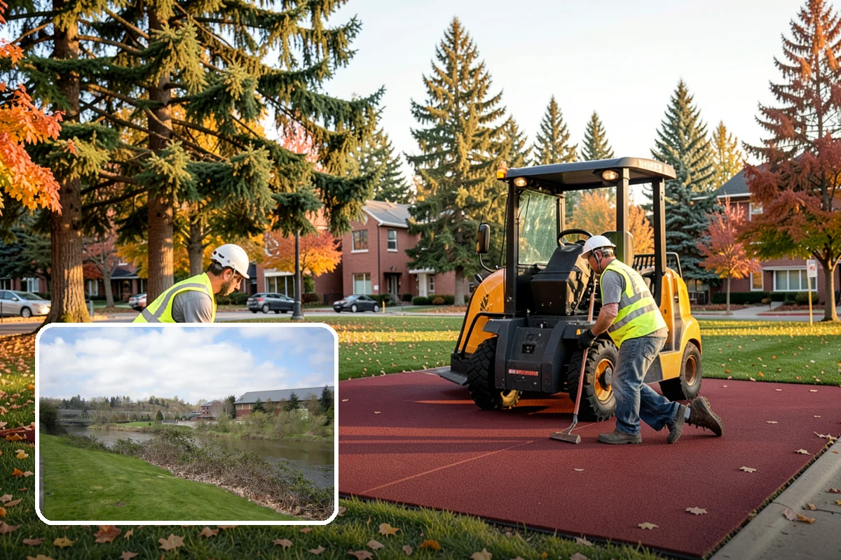 Equipment Mobilization in Tukwila, King County, WA - Permitted transport of oversized loads