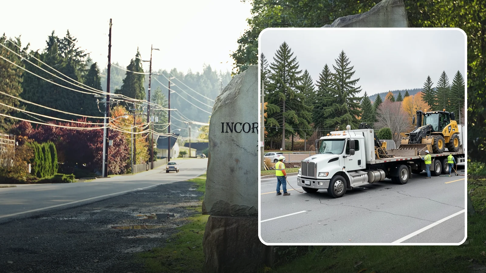 Equipment Mobilization in Wilkeson, Pierce County, WA - Transport of heavy equipment to and from municipal work sites on the required schedule.