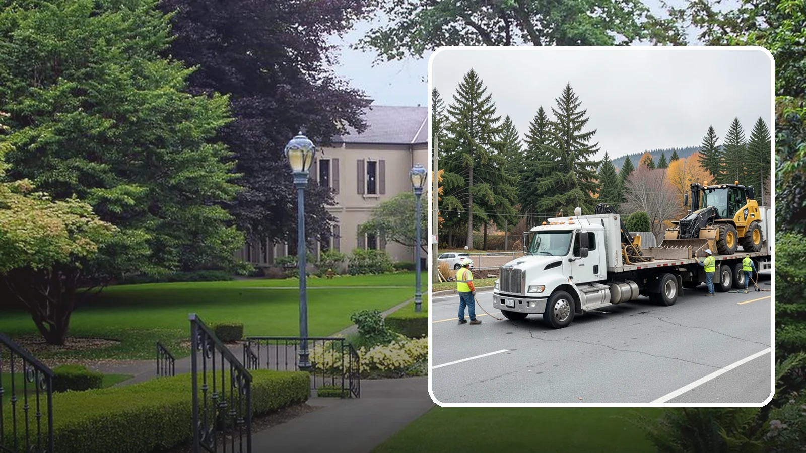 Equipment Mobilization in Woodinville, King County, WA - Transport of heavy equipment to and from municipal work sites on the required schedule.