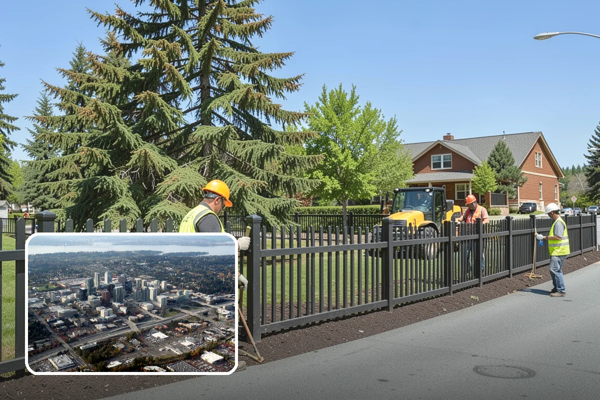 Erosion & Sediment Control in Bellevue, King County, WA - Best management practices installed to Ecology construction stormwater standards