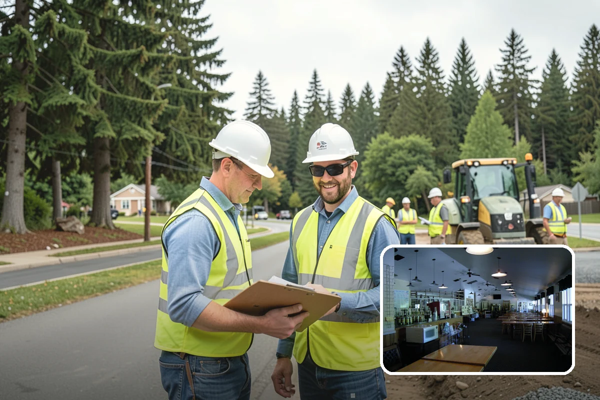Erosion & Sediment Control in Black Diamond, King County, WA - Best management practices installed to Ecology construction stormwater standards
