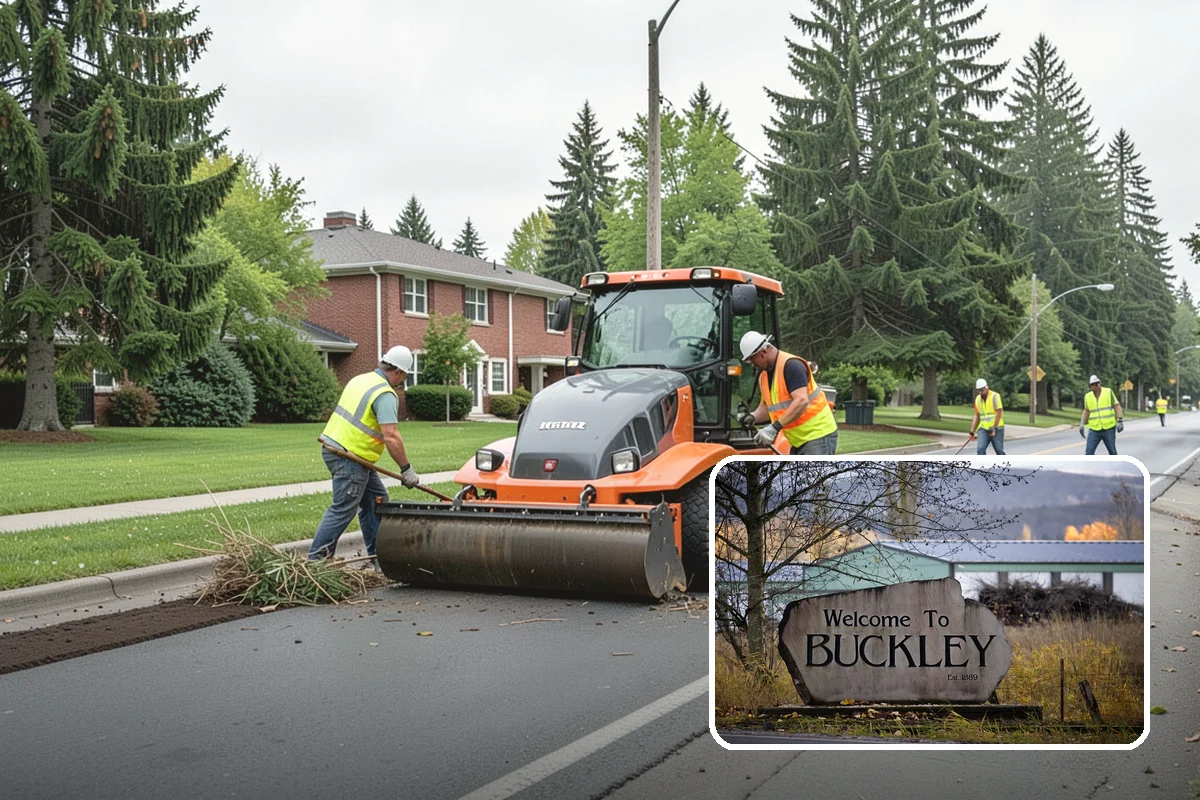 Erosion & Sediment Control in Buckley, Pierce County, WA - Best management practices installed to Ecology construction stormwater standards