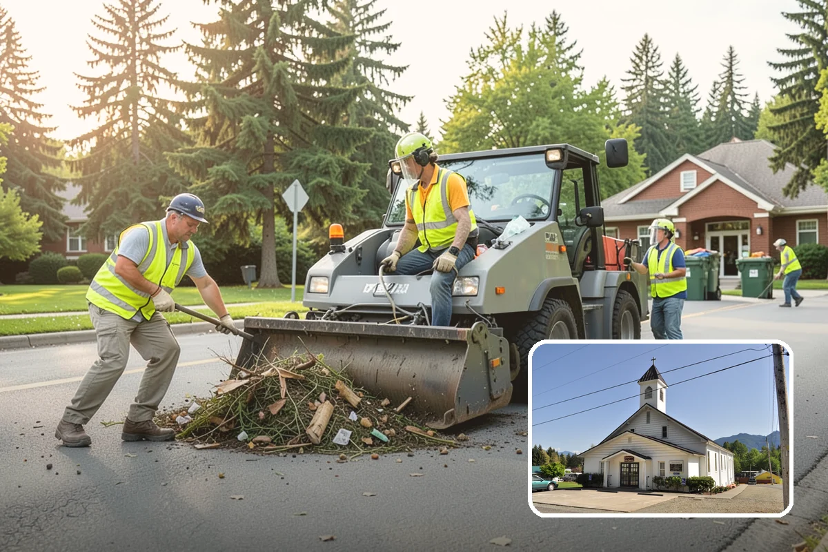Erosion & Sediment Control in Concrete, Skagit County, WA - Best management practices installed to Ecology construction stormwater standards