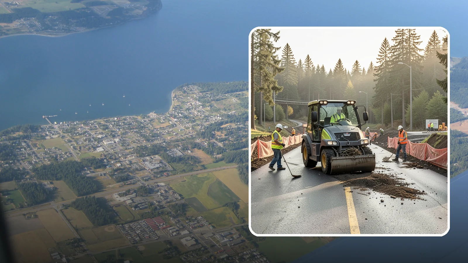 Erosion & Sediment Control in Coupeville, Island County, WA - Installation and maintenance of erosion and sediment controls for construction and disturbed municipal sites.