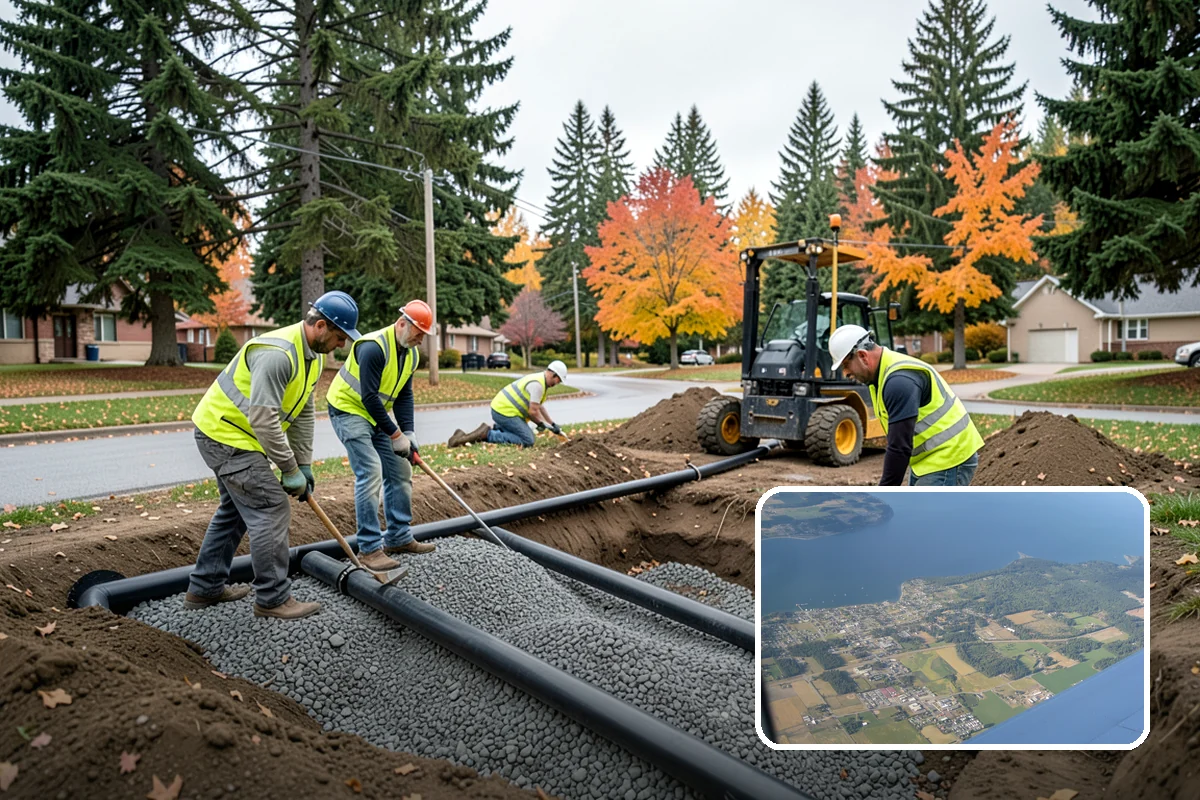 Erosion & Sediment Control in Coupeville, Island County, WA - Best management practices installed to Ecology construction stormwater standards