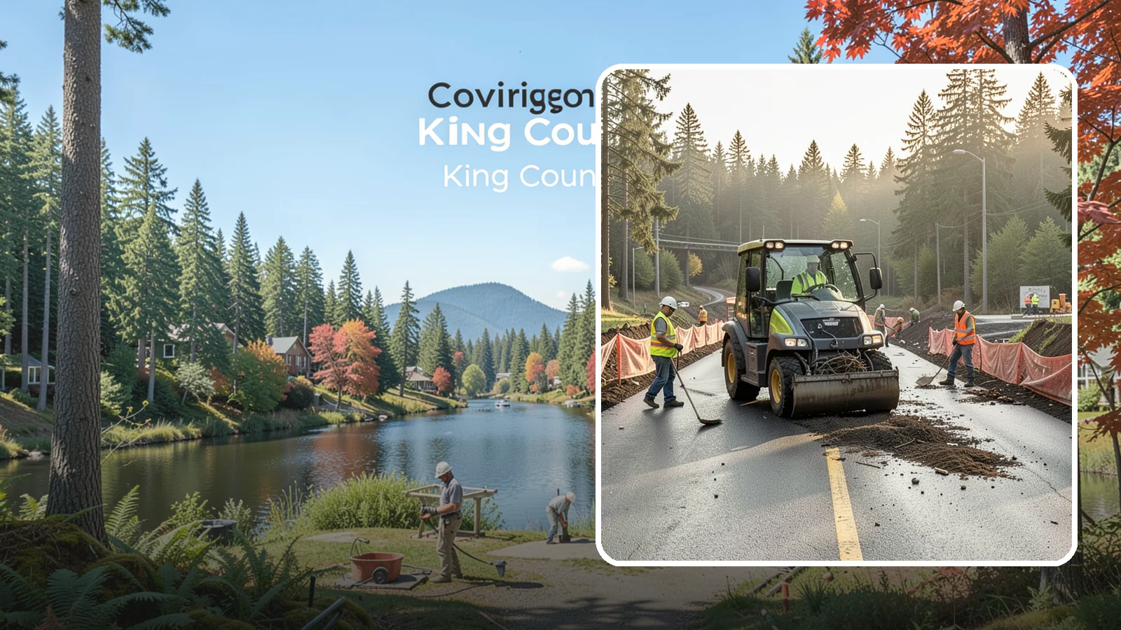 Erosion & Sediment Control in Covington, King County, WA - Installation and maintenance of erosion and sediment controls for construction and disturbed municipal sites.