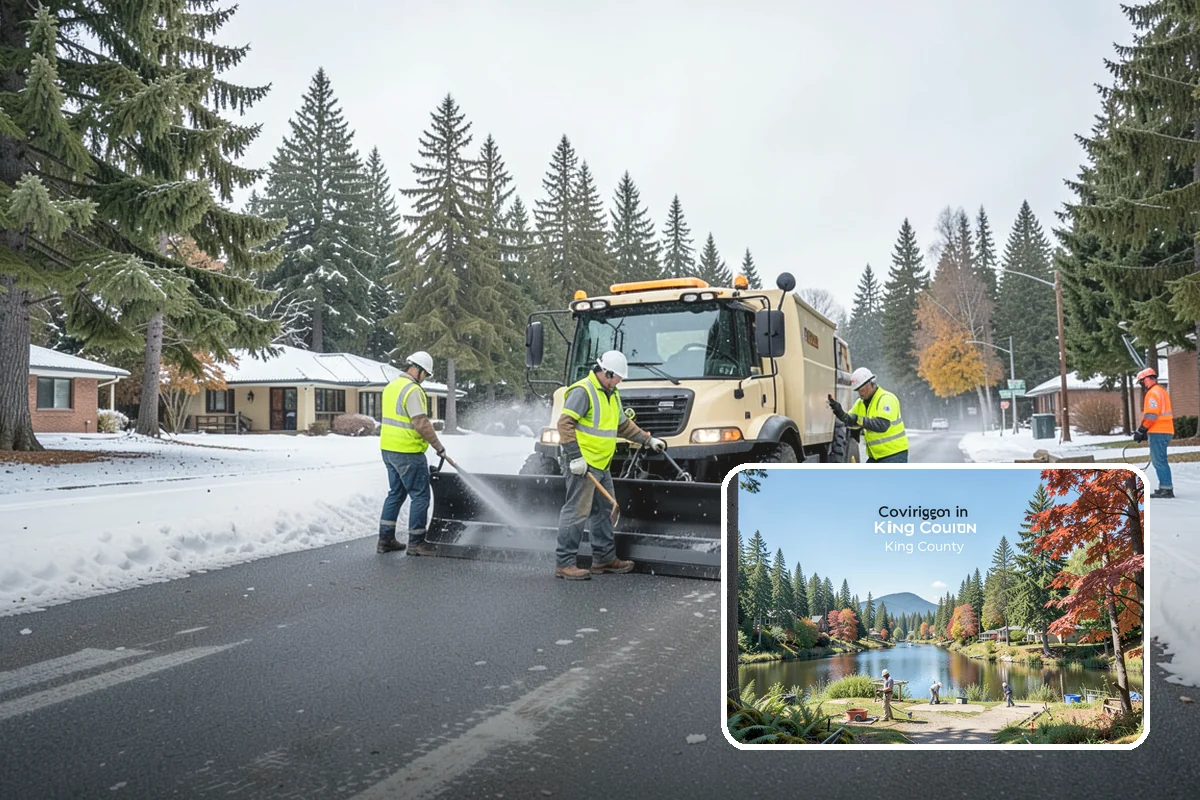 Erosion & Sediment Control in Covington, King County, WA - Best management practices installed to Ecology construction stormwater standards