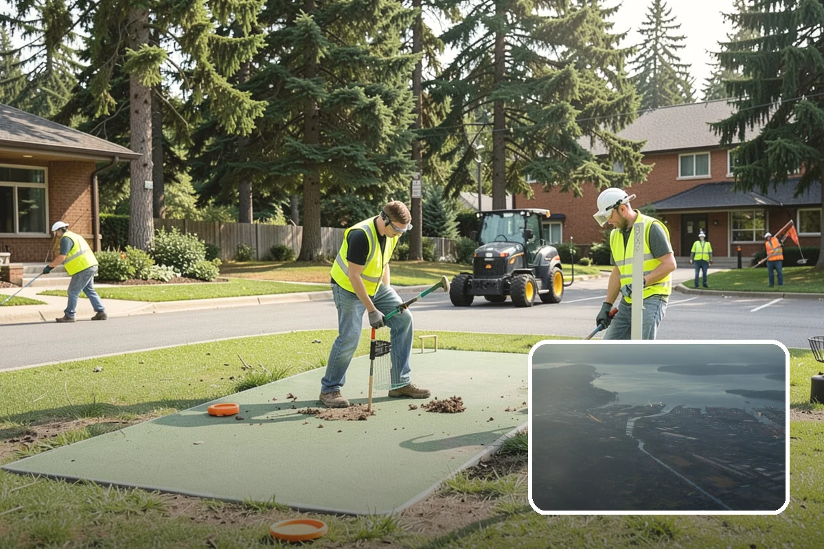 Erosion & Sediment Control in Fife, Pierce County, WA - Best management practices installed to Ecology construction stormwater standards